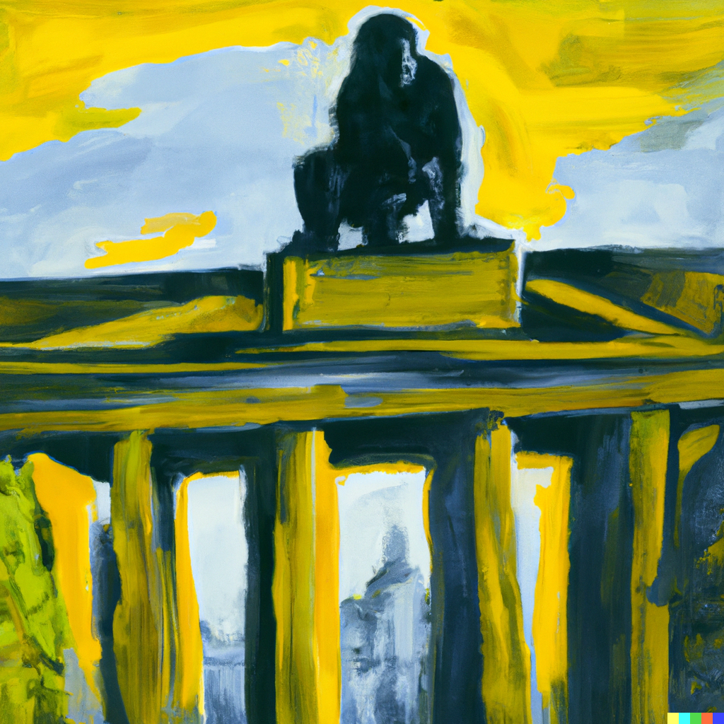 Kong on Brandenburg Gate